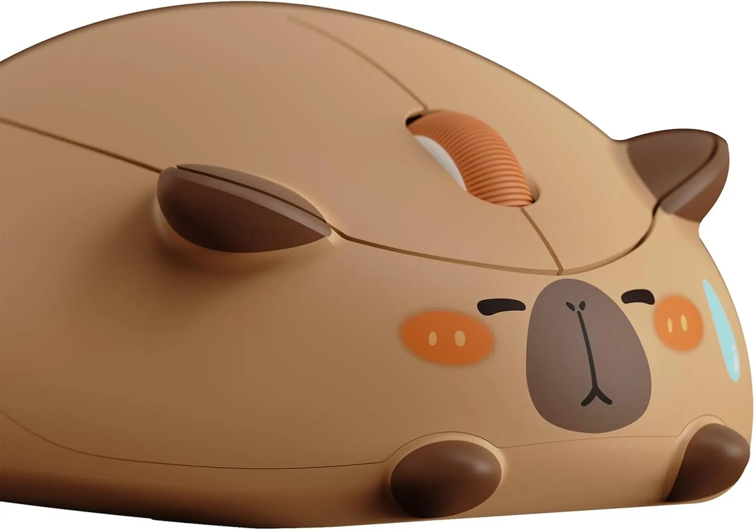 Akko Capybara Wireless Mouse — Brown