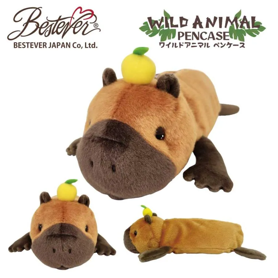 BESTEVERワイルドアニマルペンケース カピバラ柚子
