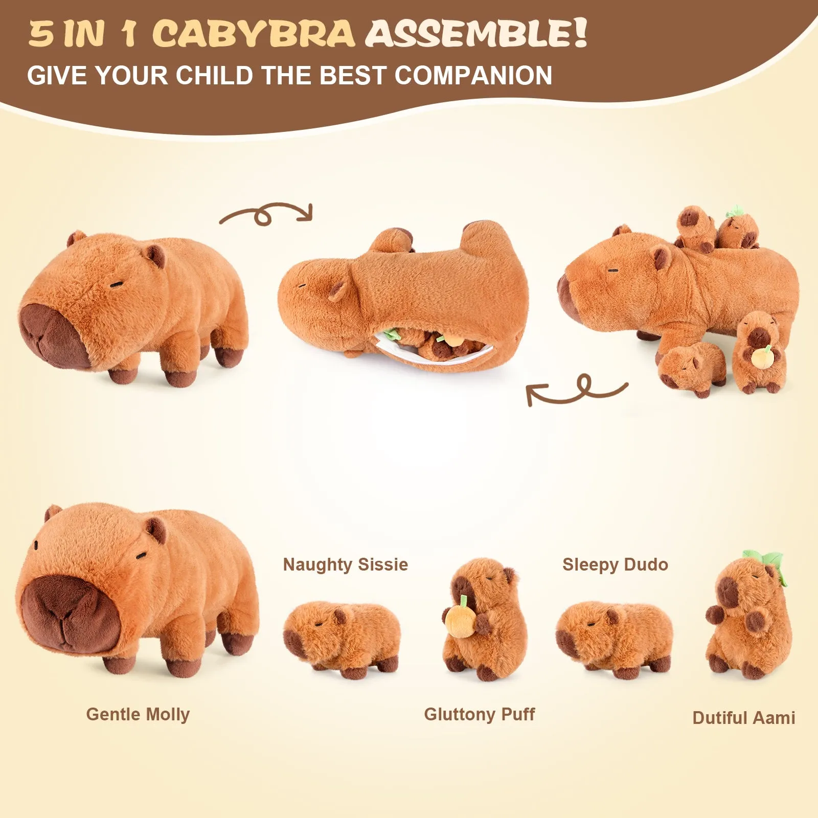 Meet the Capybara Family
