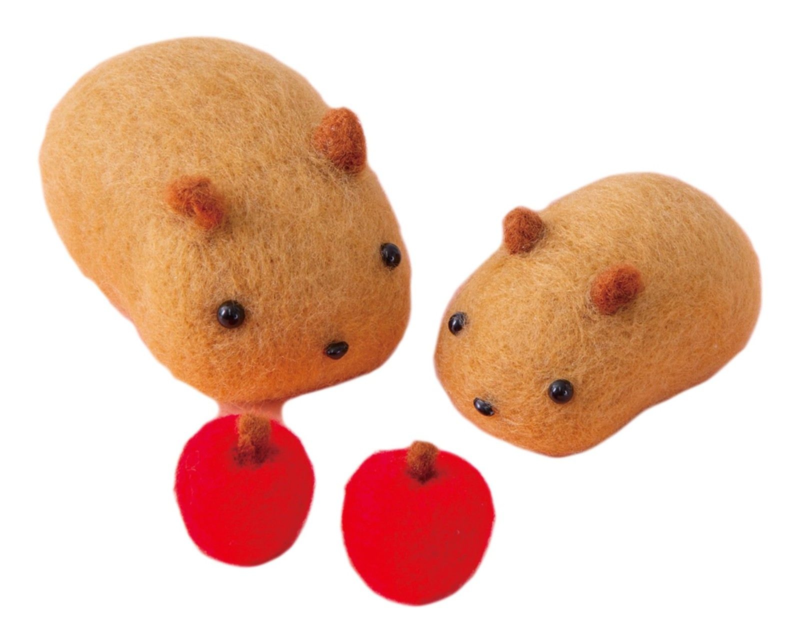 Craft Your Own Mochi-Shaped Capybara — Hamanaka Needle Felt Kit on eBay