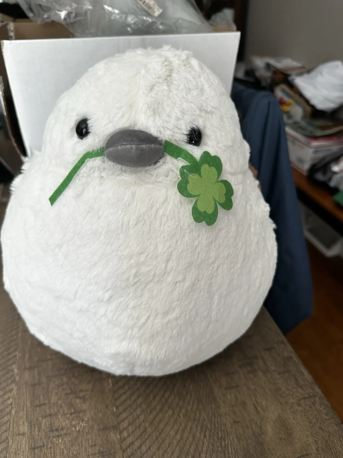 SK Japan Shimaenaga Big Plush with Clover