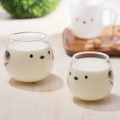 Shimaenaga Glass with Milk