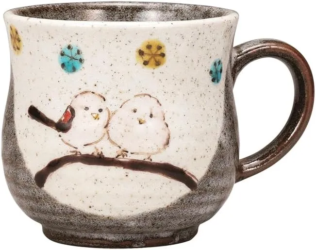 Kutani Iwataya Shimaenaga Mug