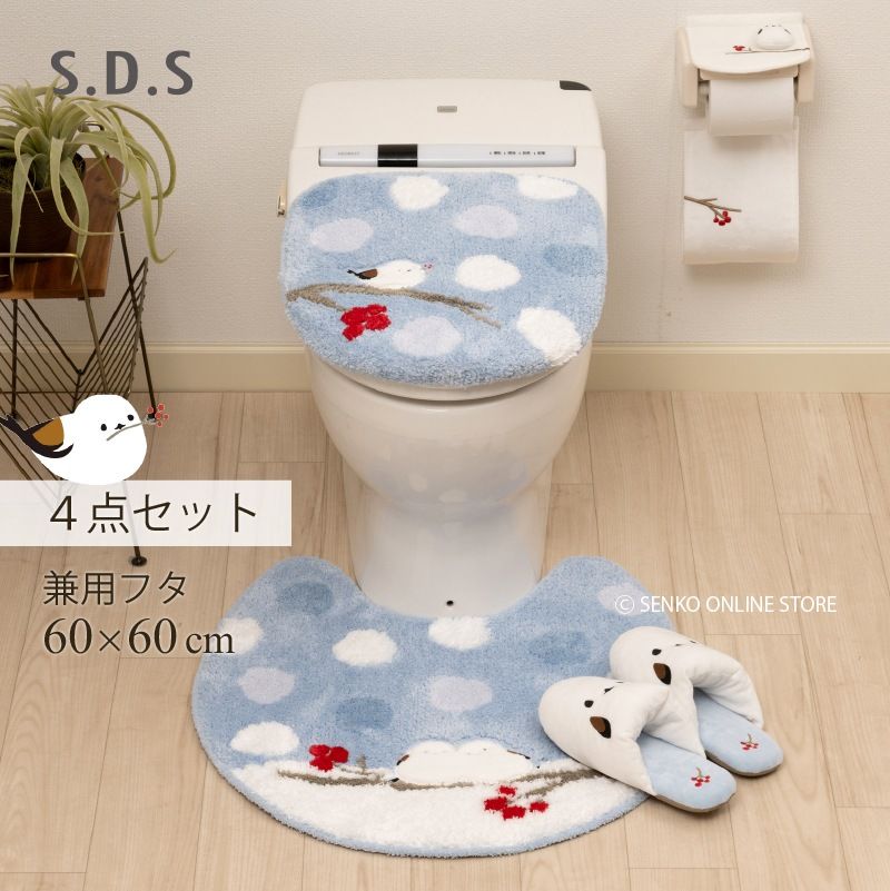 トイレを開けたらシマエナガ。SDS シマエナガちゃんマットセットで毎日ほっこり